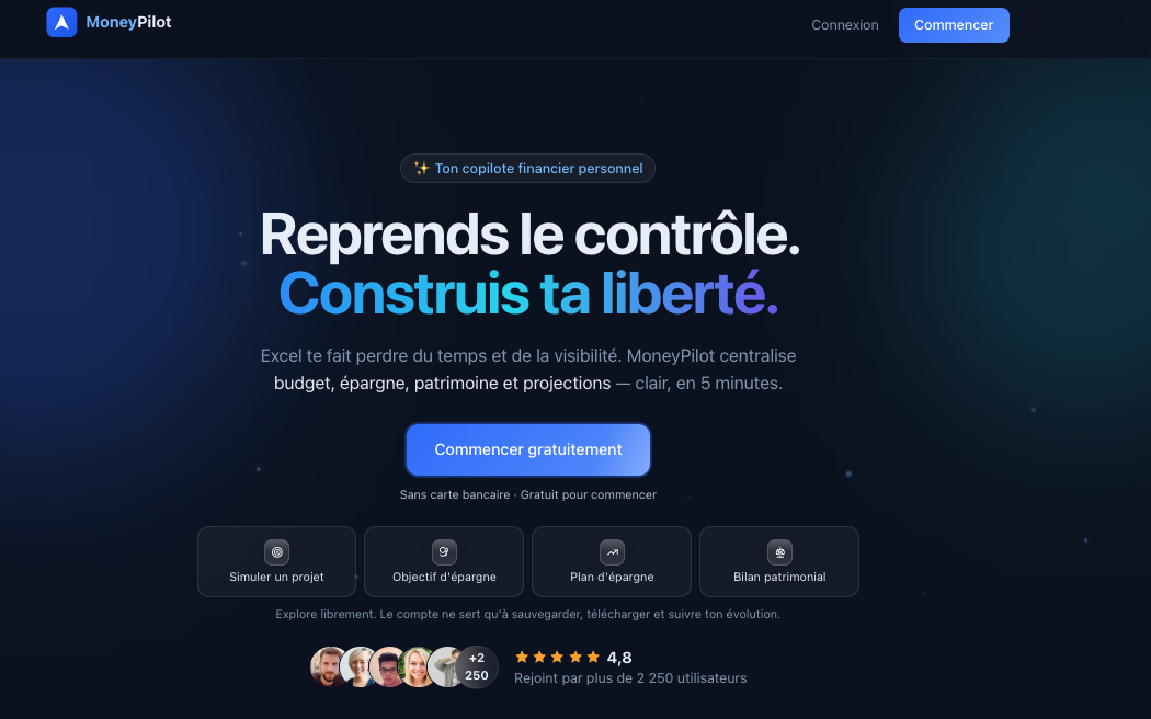 Interface MyMoneyPilot