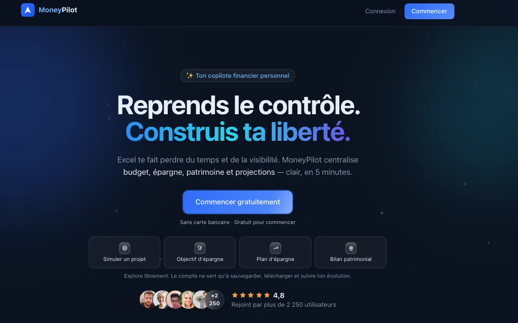 Interface MyMoneyPilot